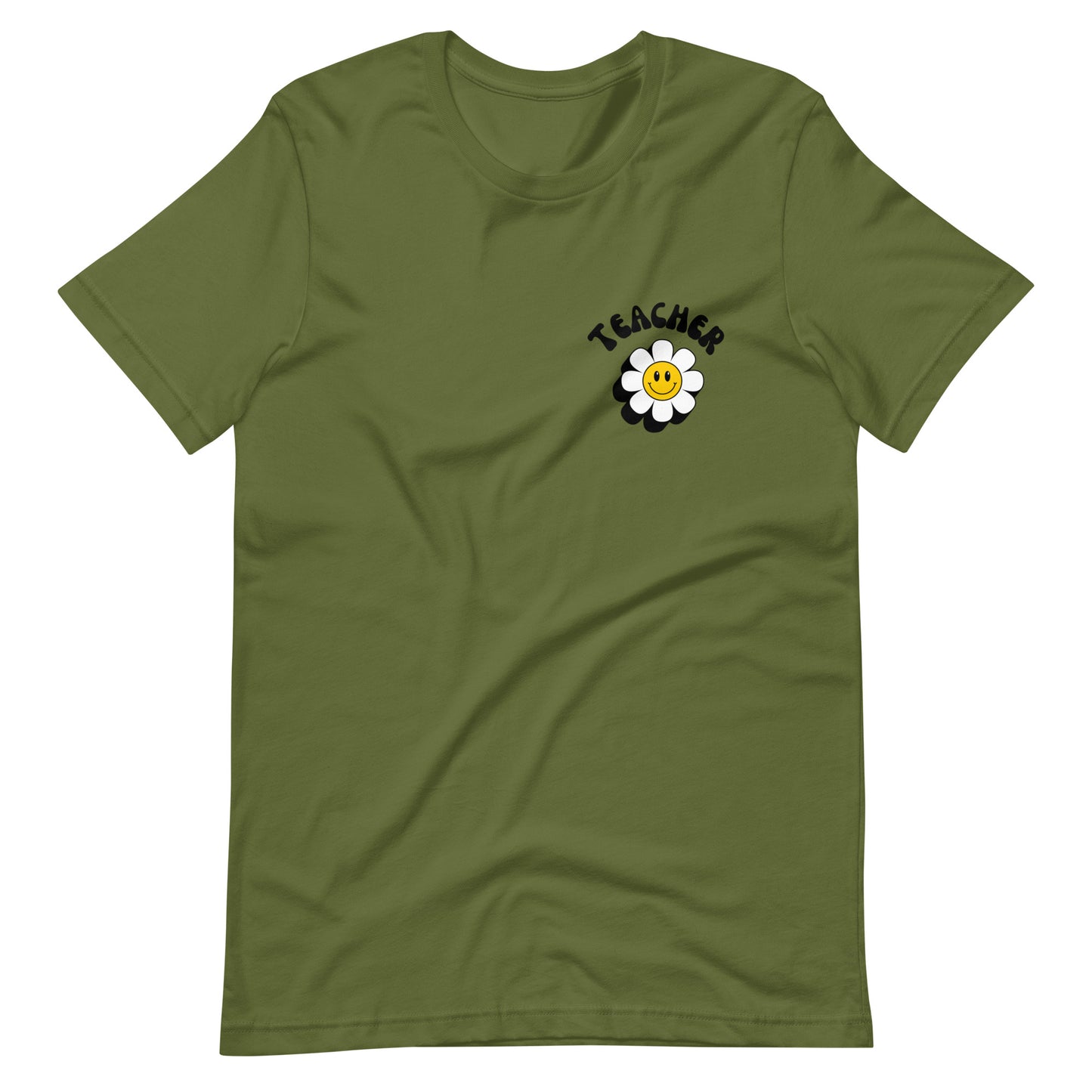 Smiley Flower Teacher Tee