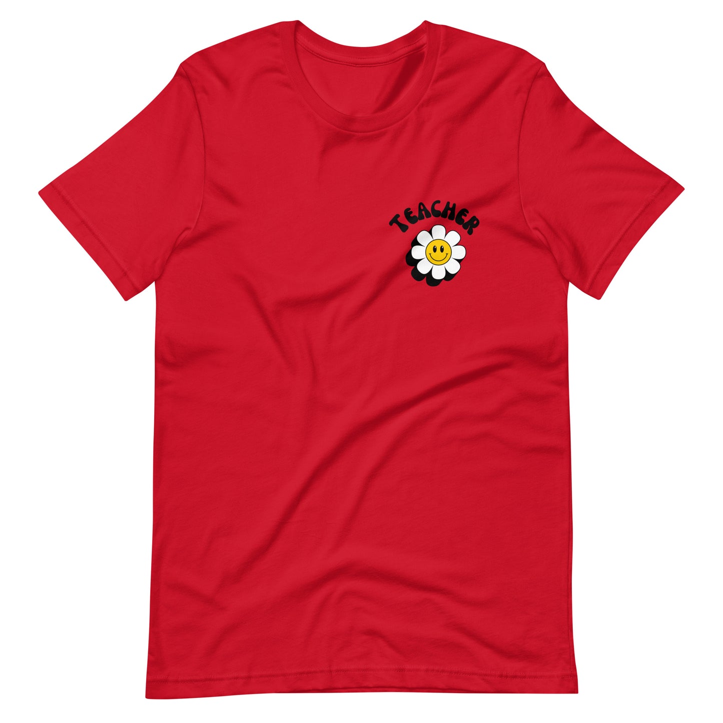 Smiley Flower Teacher Tee