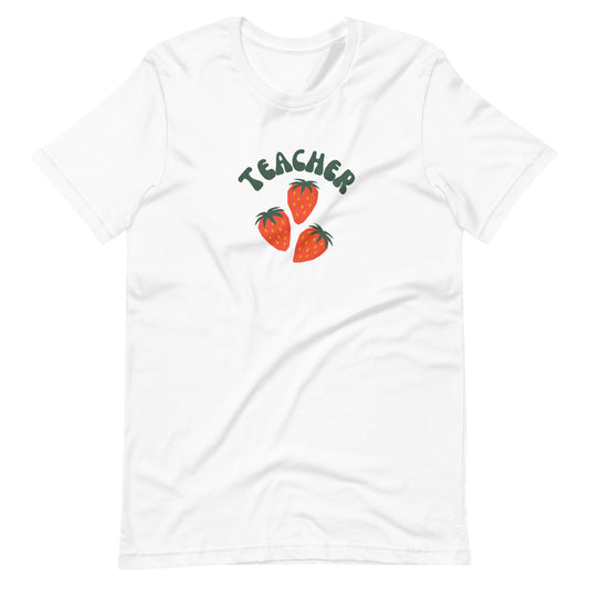 Strawberry Teacher Tee